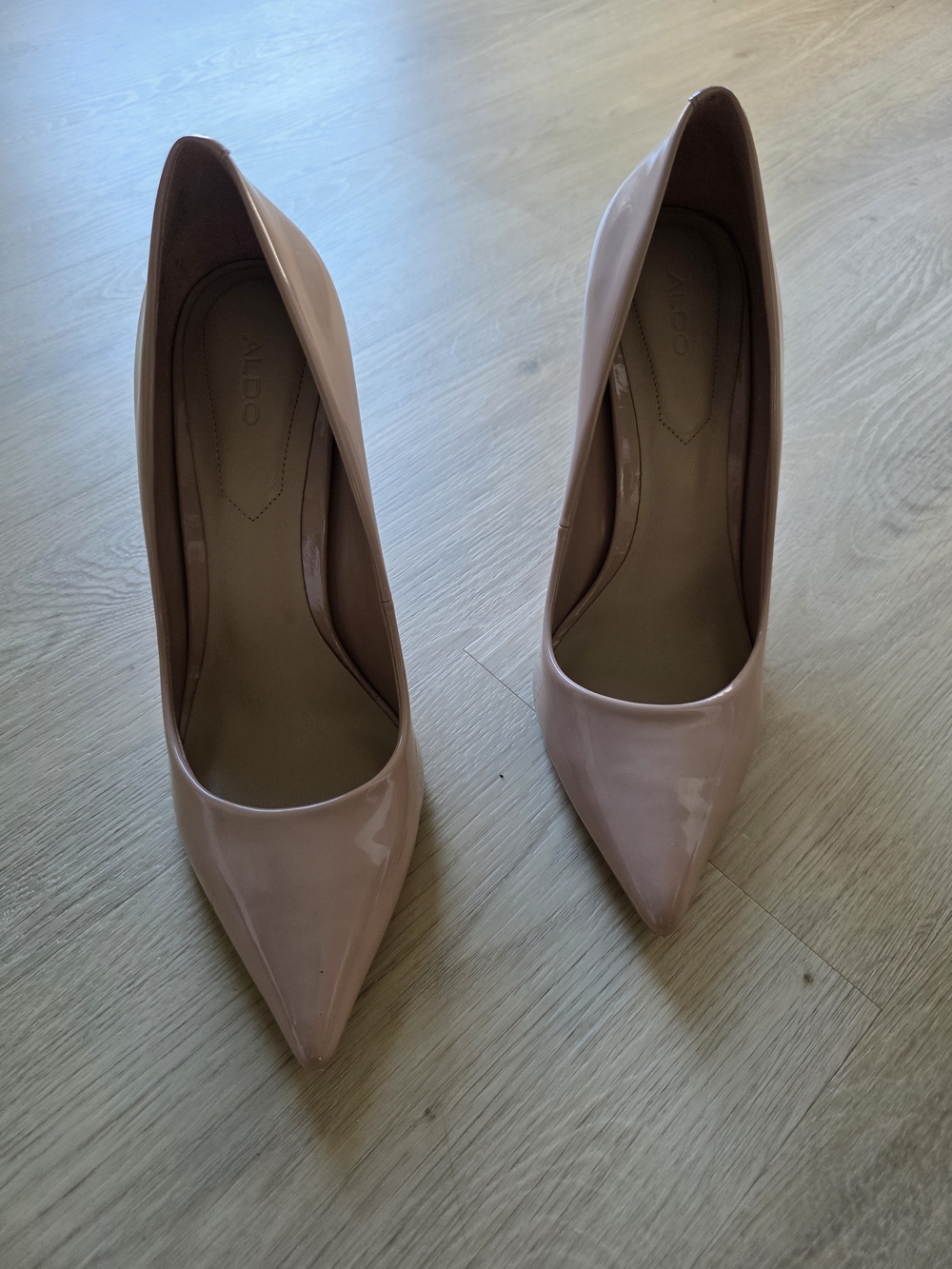 ALDO Women's Nude Patent Pointed-Toe Pumps